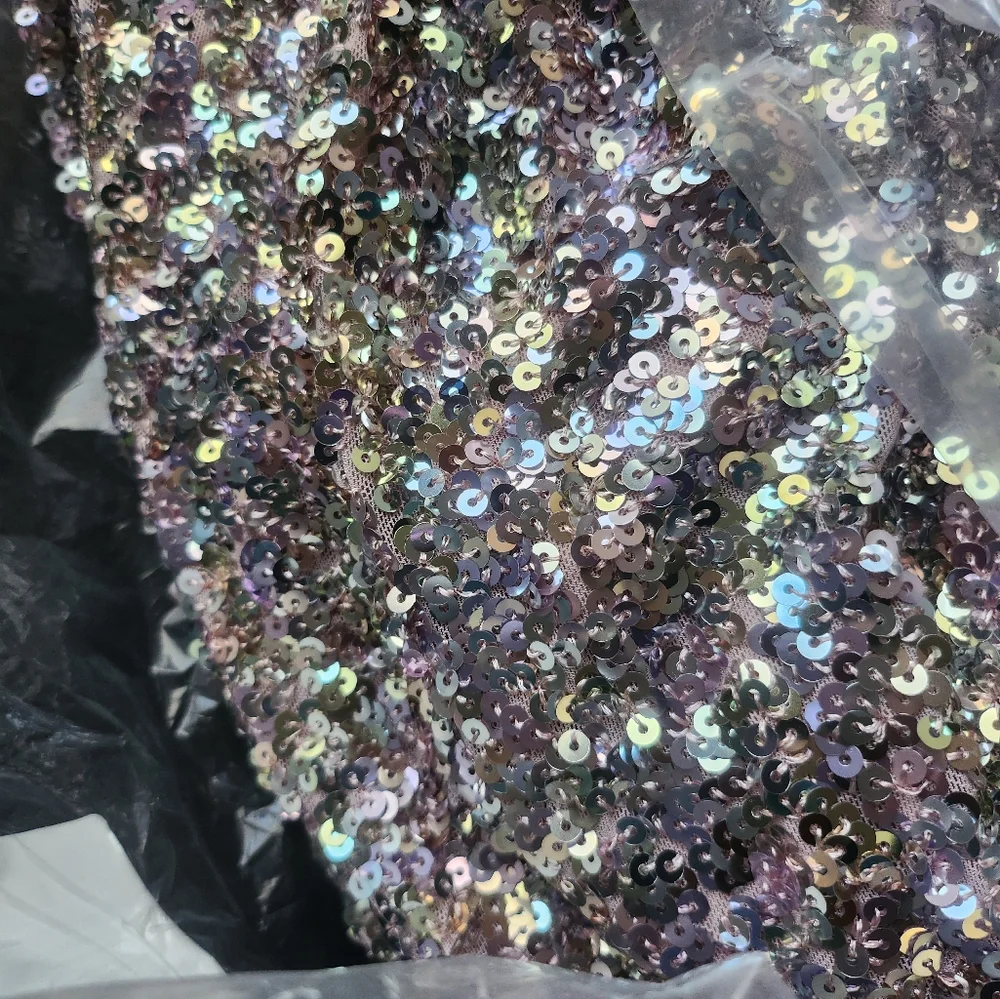 NWT Multicolor Sequin Fashion to Figure Jumpsuit Size 0/12. - Picture 5 of 8